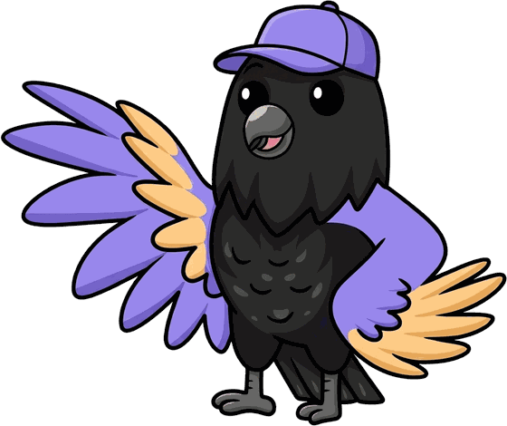 Croboost crow mascot